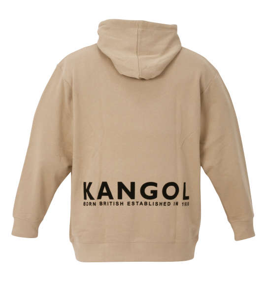KANGOL 裏毛プルパーカー ベージュ