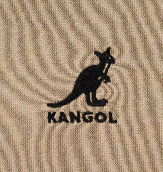 KANGOL 裏毛プルパーカー ベージュ