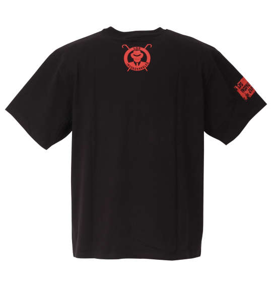 新日本プロレス L・I・J半袖Tシャツ(2020/レッド) ブラック