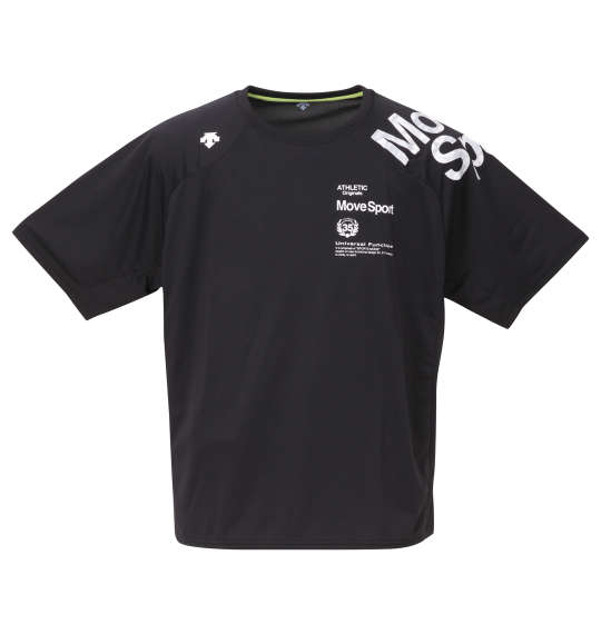 DESCENTE ドライトランスファー半袖Tシャツ ブラック