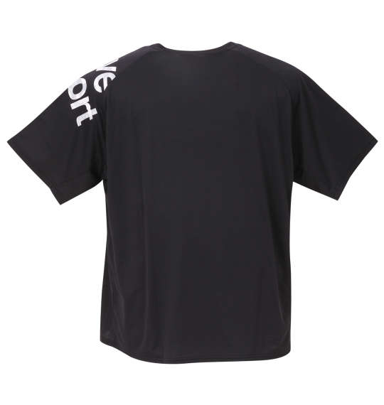 DESCENTE ドライトランスファー半袖Tシャツ ブラック