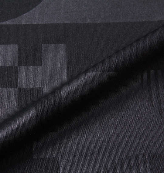 adidas golf エンボスプリント半袖B.Dシャツ ブラック