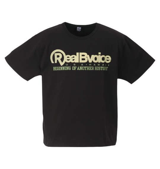 RealBvoice COLLEGE WORK BOX HYBRID半袖Tシャツ ブラック
