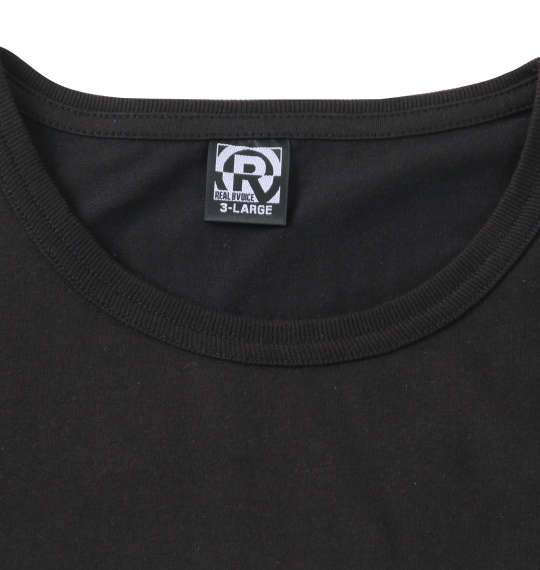 RealBvoice COLLEGE WORK BOX HYBRID半袖Tシャツ ブラック