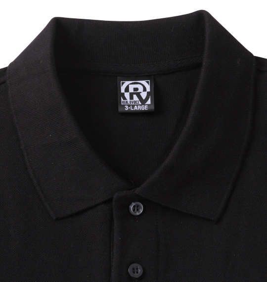 RealBvoice REAL PRODUCT半袖ポロシャツ ブラック