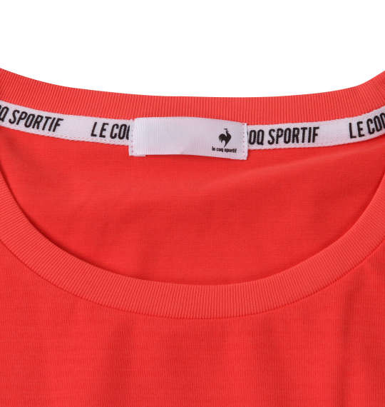 LE COQ SPORTIF サンスクリーン半袖Tシャツ リビングコーラル