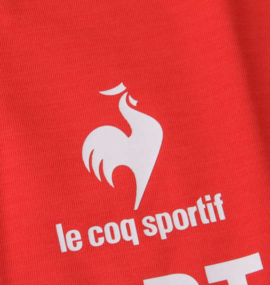 LE COQ SPORTIF サンスクリーン半袖Tシャツ リビングコーラル