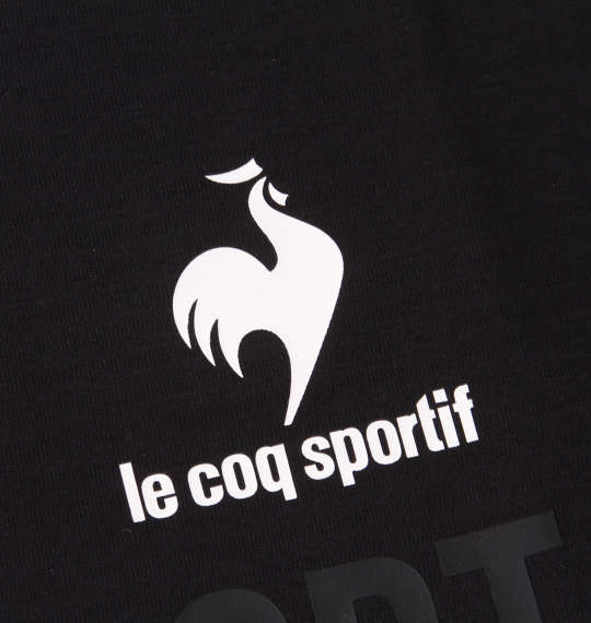 LE COQ SPORTIF サンスクリーン半袖Tシャツ ブラック