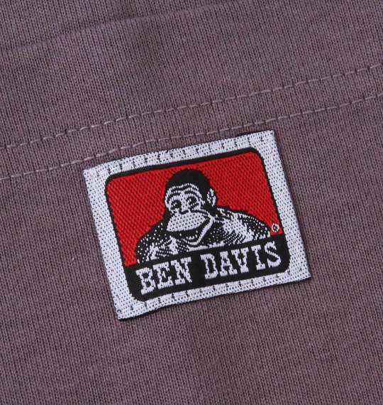BEN DAVIS BEN'Sポケット半袖Tシャツ グレイジュ