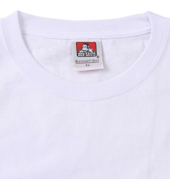 BEN DAVIS スタジアム半袖Tシャツ ホワイト