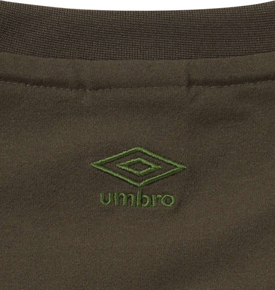 UMBRO コットンライク半袖Tシャツ グレイッシュカーキ