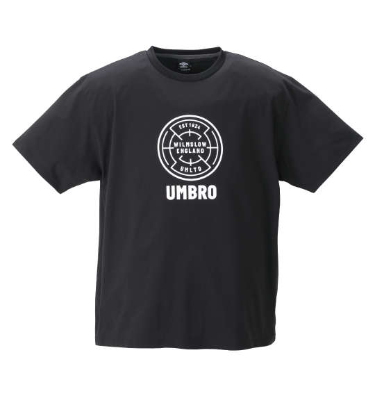 UMBRO コットンライク半袖Tシャツ ブラック