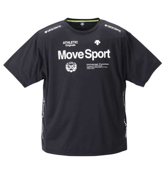 DESCENTE サンスクリーンヘザー半袖Tシャツ ブラック杢