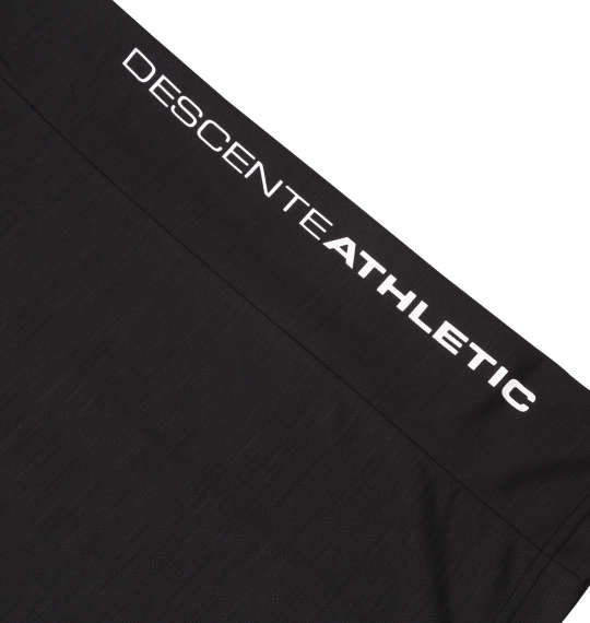 DESCENTE サンスクリーンヘザー半袖Tシャツ ブラック杢