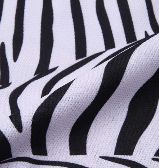 LOUDMOUTH プレミアム鹿の子半袖シャツ ゼブラ