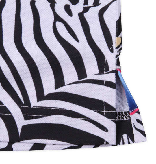 LOUDMOUTH プレミアム鹿の子半袖シャツ ゼブラ