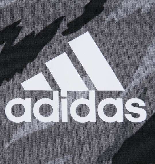 adidas カモフラ柄半袖Tシャツ グレーカモ×グレーシックス