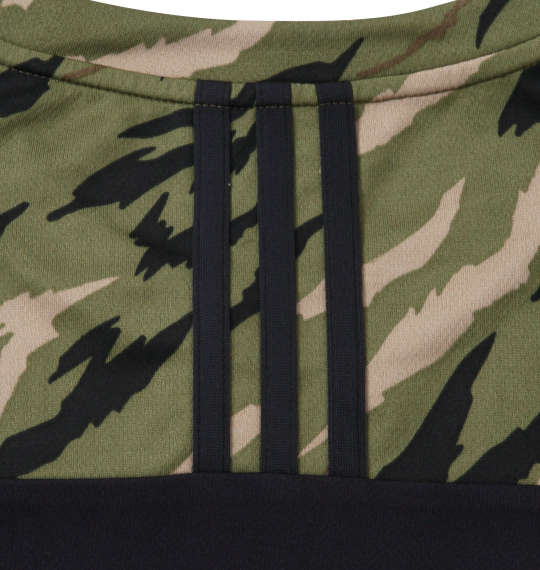 adidas カモフラ柄半袖Tシャツ カーキカモ×ブラック