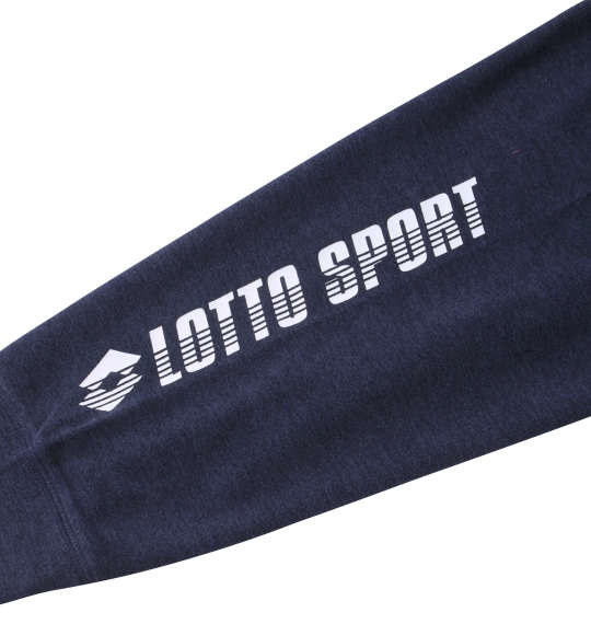 LOTTO ハーフジップ杢マイクロフリース ネイビー