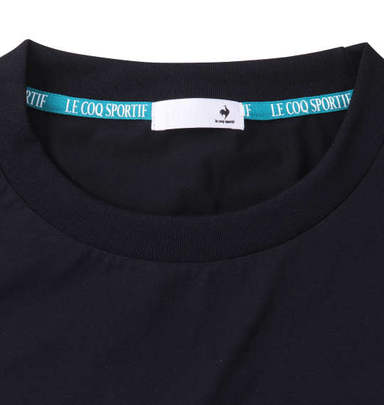 LE COQ SPORTIF ヘランカハイゲージニット長袖Tシャツ ネイビー