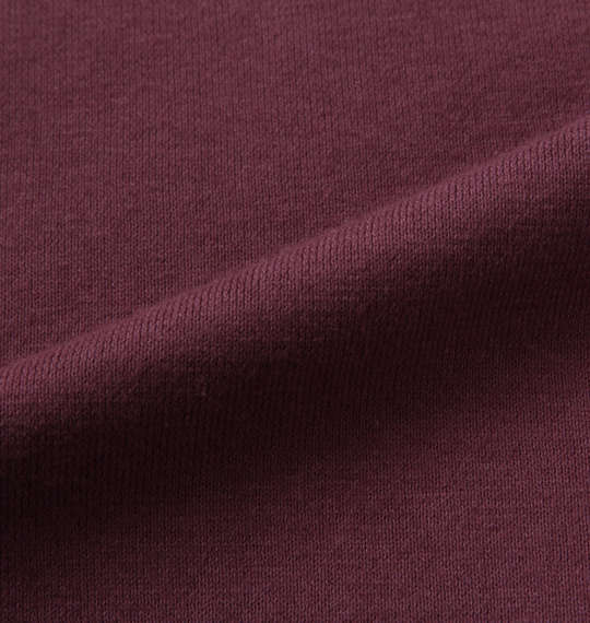 Mc.S.P オーガニックコットンクルーネック長袖Tシャツ エンジ