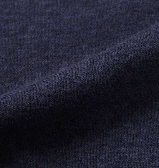 Mc.S.P オーガニックスムース起毛ハイネック長袖Tシャツ ネイビー杢
