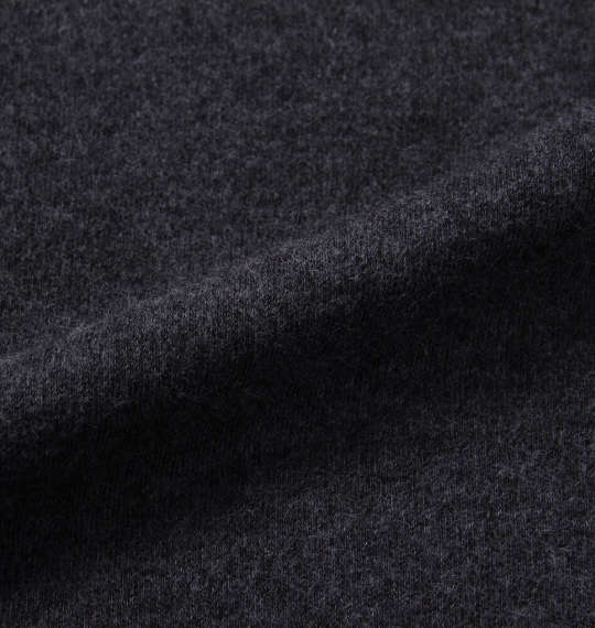 Mc.S.P オーガニックスムース起毛タートルネック長袖Tシャツ チャコール杢