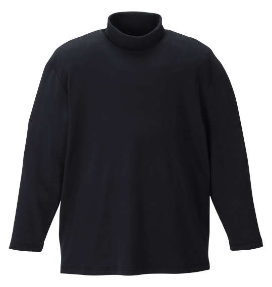 Mc.S.P オーガニックスムース起毛タートルネック長袖Tシャツ ブラック