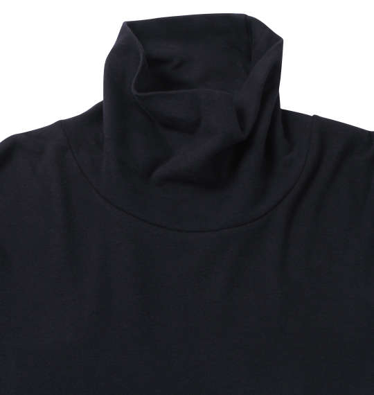 Mc.S.P オーガニックスムース起毛タートルネック長袖Tシャツ ブラック