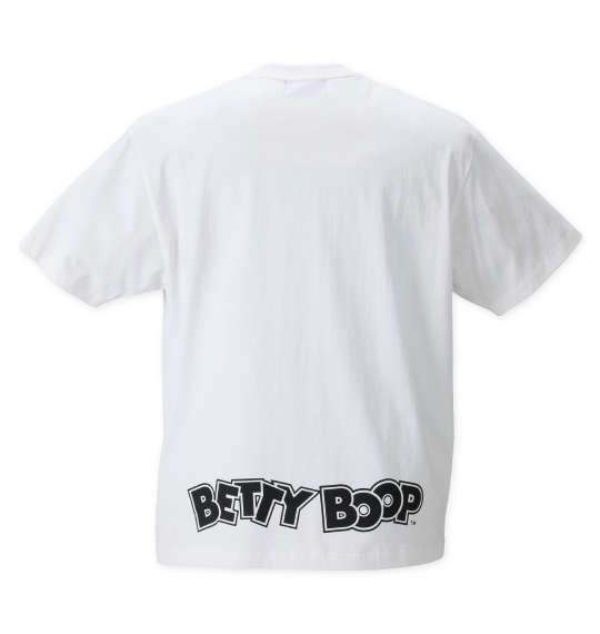 BETTY BOOP バンダナドレスベティプリント半袖Tシャツ オフホワイト