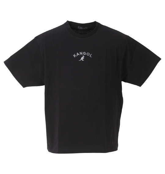 KANGOL 発泡プリント半袖Tシャツ ブラック