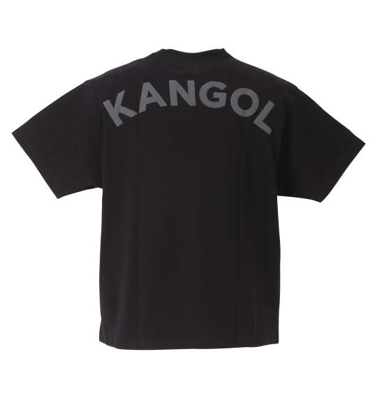 KANGOL 発泡プリント半袖Tシャツ ブラック