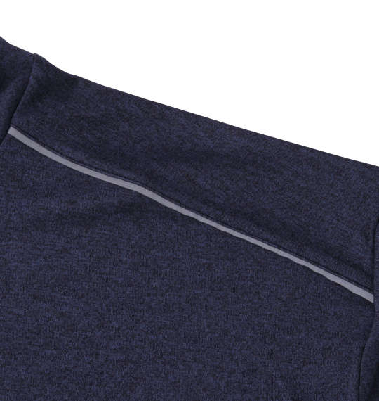 LOTTO 杢DRYメッシュ半袖Tシャツ ネイビー