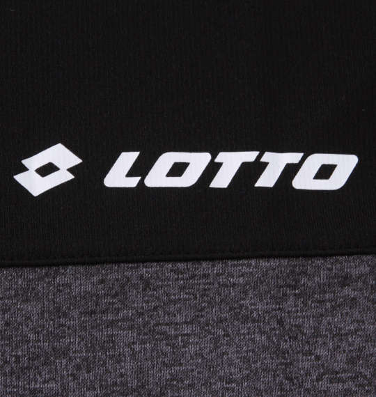 LOTTO 杢DRYメッシュ半袖Tシャツ ブラック