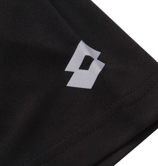 LOTTO 杢DRYメッシュ半袖Tシャツ ブラック