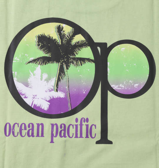 OCEAN PACIFIC プリント半袖Tシャツ グリーン