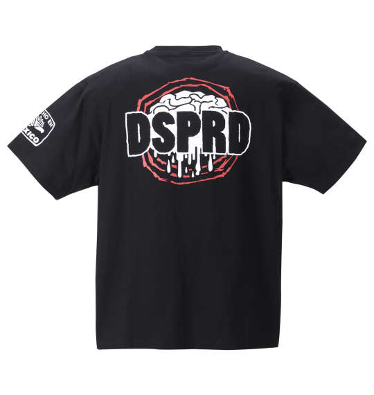 新日本プロレス エル・デスペラードイラスト半袖Tシャツ ブラック