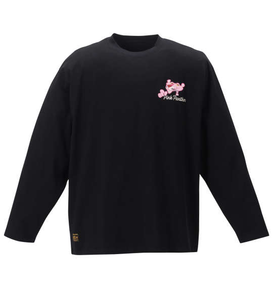 PINK PANTHER×FLAGSTAFF ピンクパンサー長袖Tシャツ ブラック