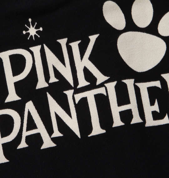 PINK PANTHER×FLAGSTAFF ピンクパンサーフルジップパーカー ブラック