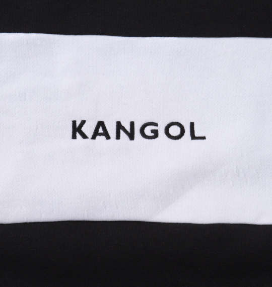 KANGOL 裏起毛クルートレーナー ブラック