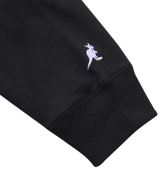 KANGOL 裏起毛クルートレーナー ブラック