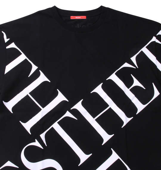 Re:luxi クロスロゴ半袖Tシャツ ブラック