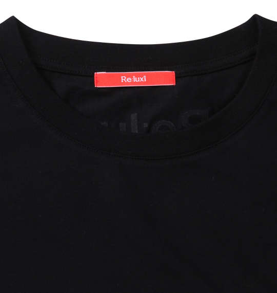 Re:luxi クロスロゴ半袖Tシャツ ブラック