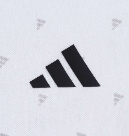 adidas golf アディダスロゴモノグラムプリント半袖B.Dシャツ ホワイト