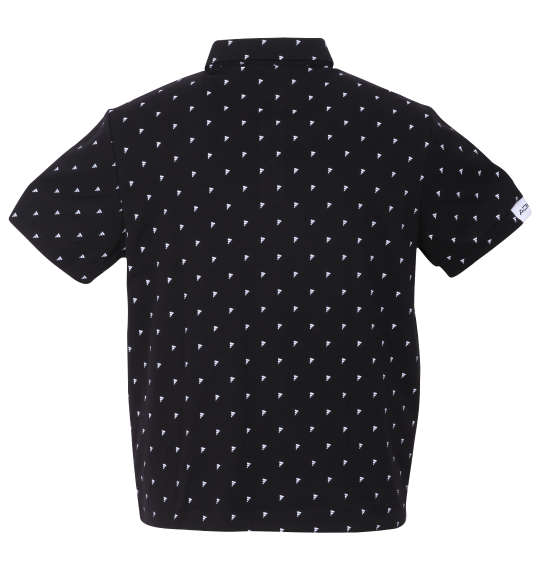 adidas golf アディダスロゴモノグラムプリント半袖B.Dシャツ ブラック