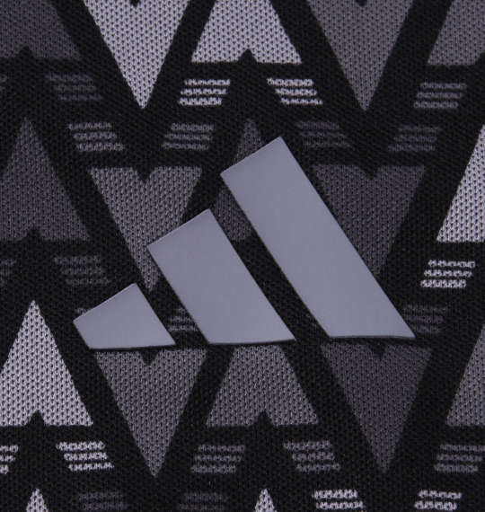 adidas golf マルチカラープリント半袖B.Dシャツ ブラック