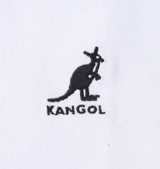 KANGOL バイカラー半袖Tシャツ ホワイト