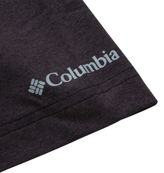 Columbia テックトレイルフロントグラフィックショートスリーブTシャツ ブラックヘザー