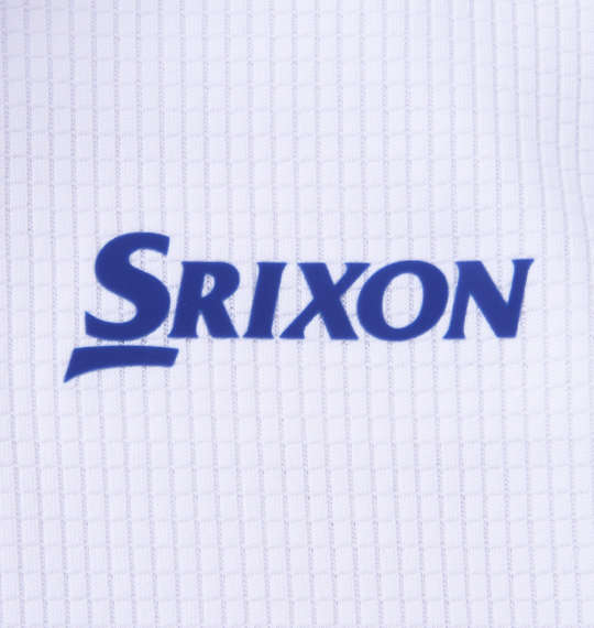 SRIXON 【香妻プロ共同開発】スリーブ配色ワッフルメッシュ半袖シャツ ホワイト