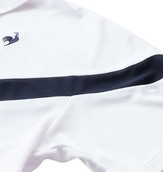 LE COQ SPORTIF EXcDRY D-Tec半袖ポロシャツ ホワイト